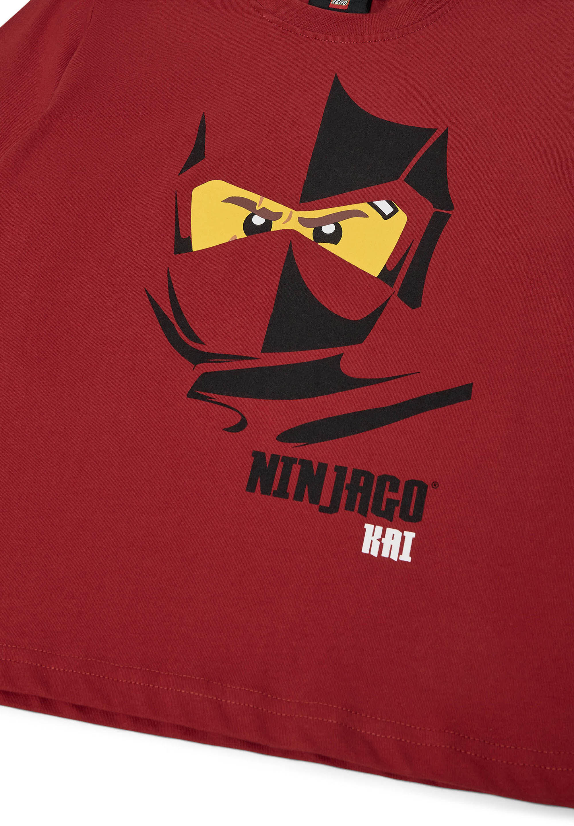 LEGO Ninjago koszulka chłopięca z długim rękawem Tano 603 cienoczerwona. 4/5