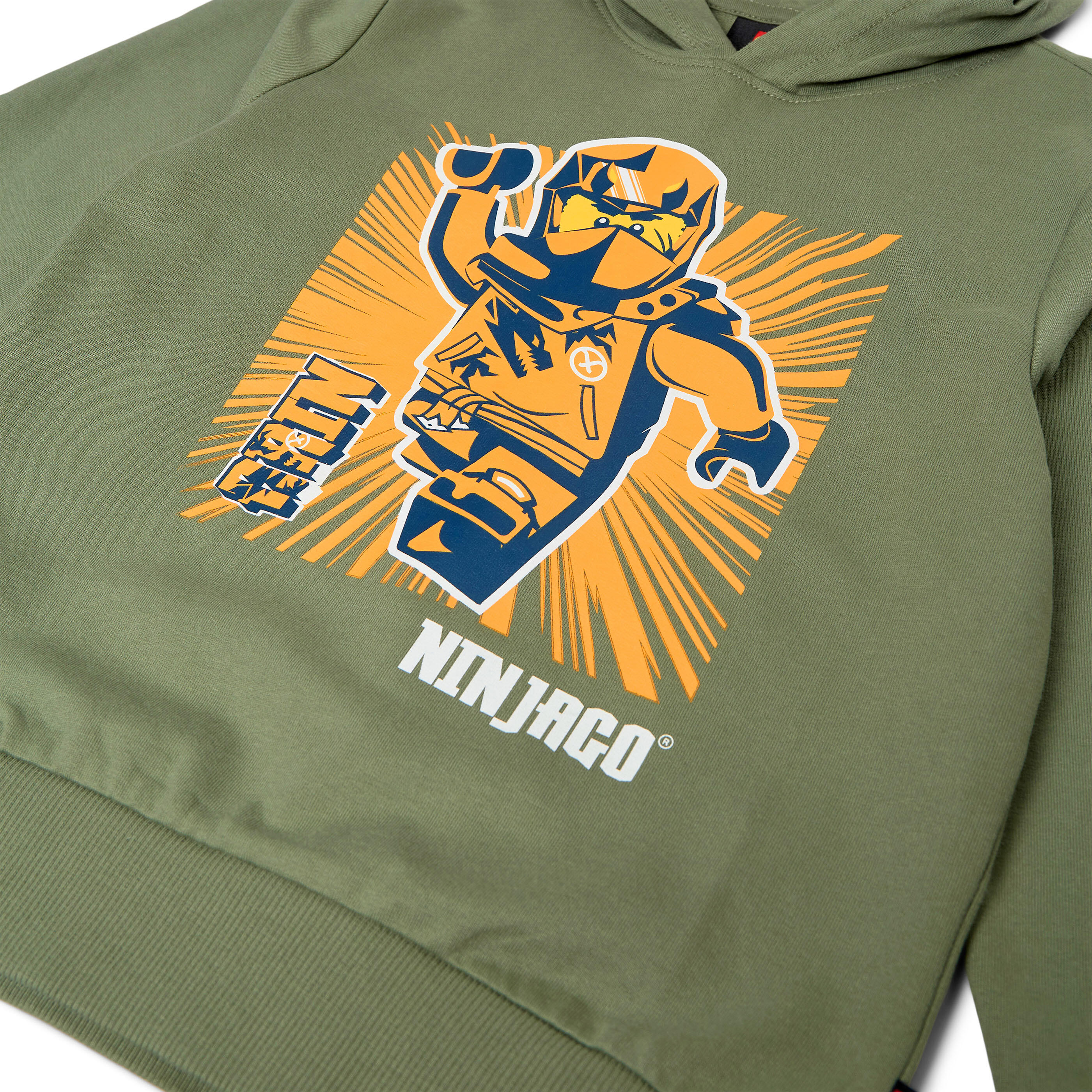 Bluza Dziecięca z Kaprutem Bio Bawełna LEGO Ninjago Scout 302 Zielona 3/4