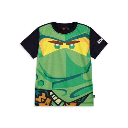 LEGO NINJAGO koszulka dziecięca Tano 311 z organicznej bawełny, czarna.