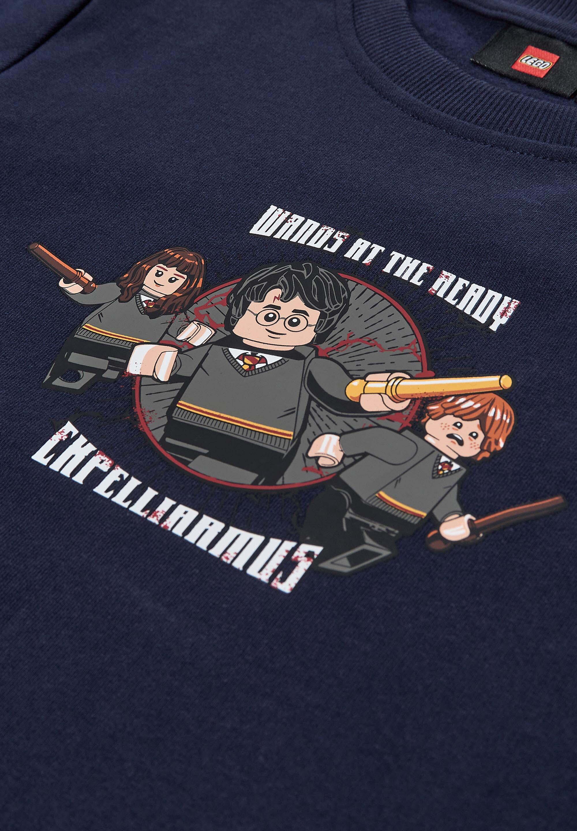 Bluza Dziecięca Bio Bawełna LEGO Harry Potter Scout 707 Granatowa 3/4