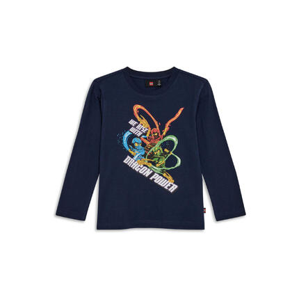 Koszulka Dziecięca z Długim Rękawem LEGO Ninjago Taffy 206 Granatowa