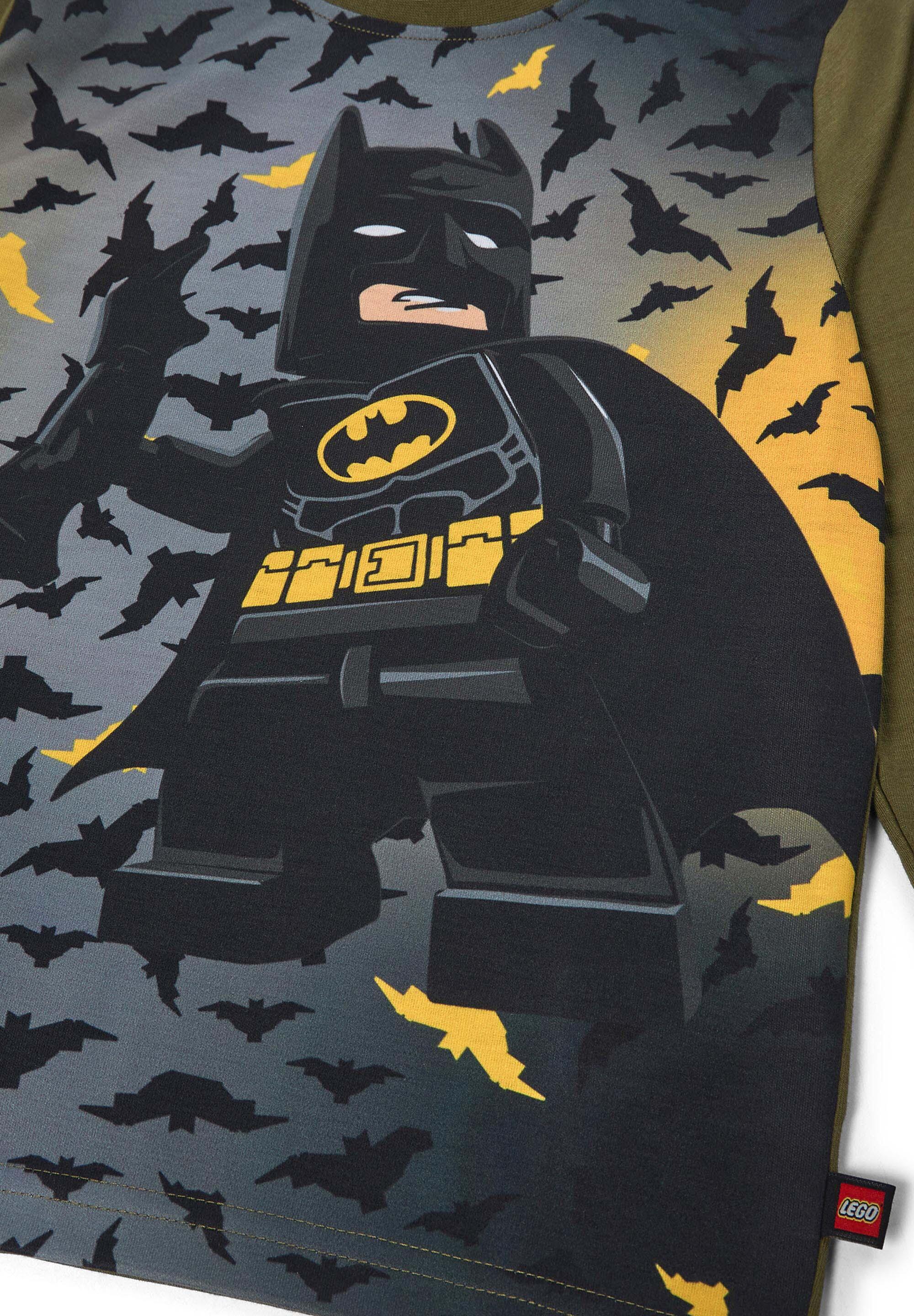 Koszulka dziecięca LEGO Batman Tano 601, długi rękaw, zielona. 3/4
