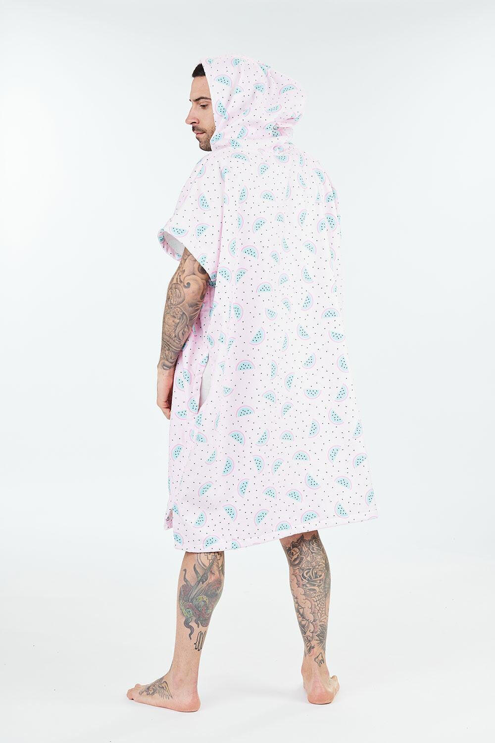 Poncho Surf Adulto - Watermelon - Rosa 4/4