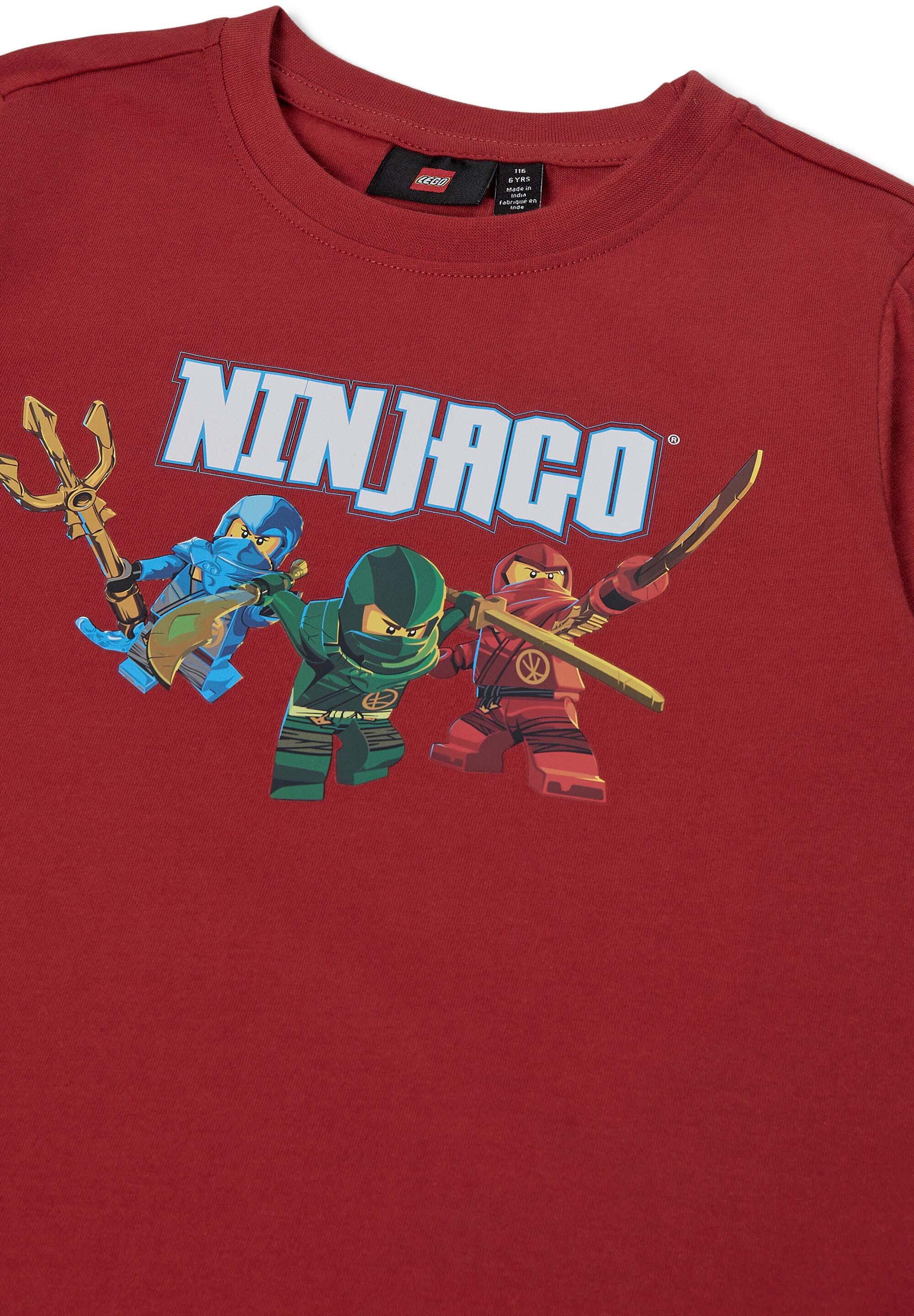 Koszulka Dziecięca z Długim Rękawem LEGO Ninjago Tano 620 Czerwona 3/4