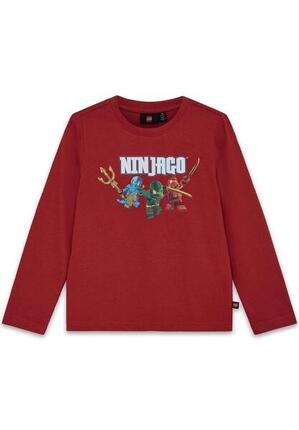 Koszulka Dziecięca z Długim Rękawem LEGO Ninjago Tano 620 Czerwona