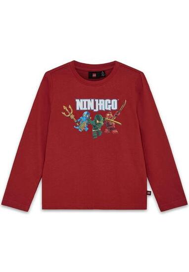 Koszulka Dziecięca z Długim Rękawem LEGO Ninjago Tano 620 Czerwona