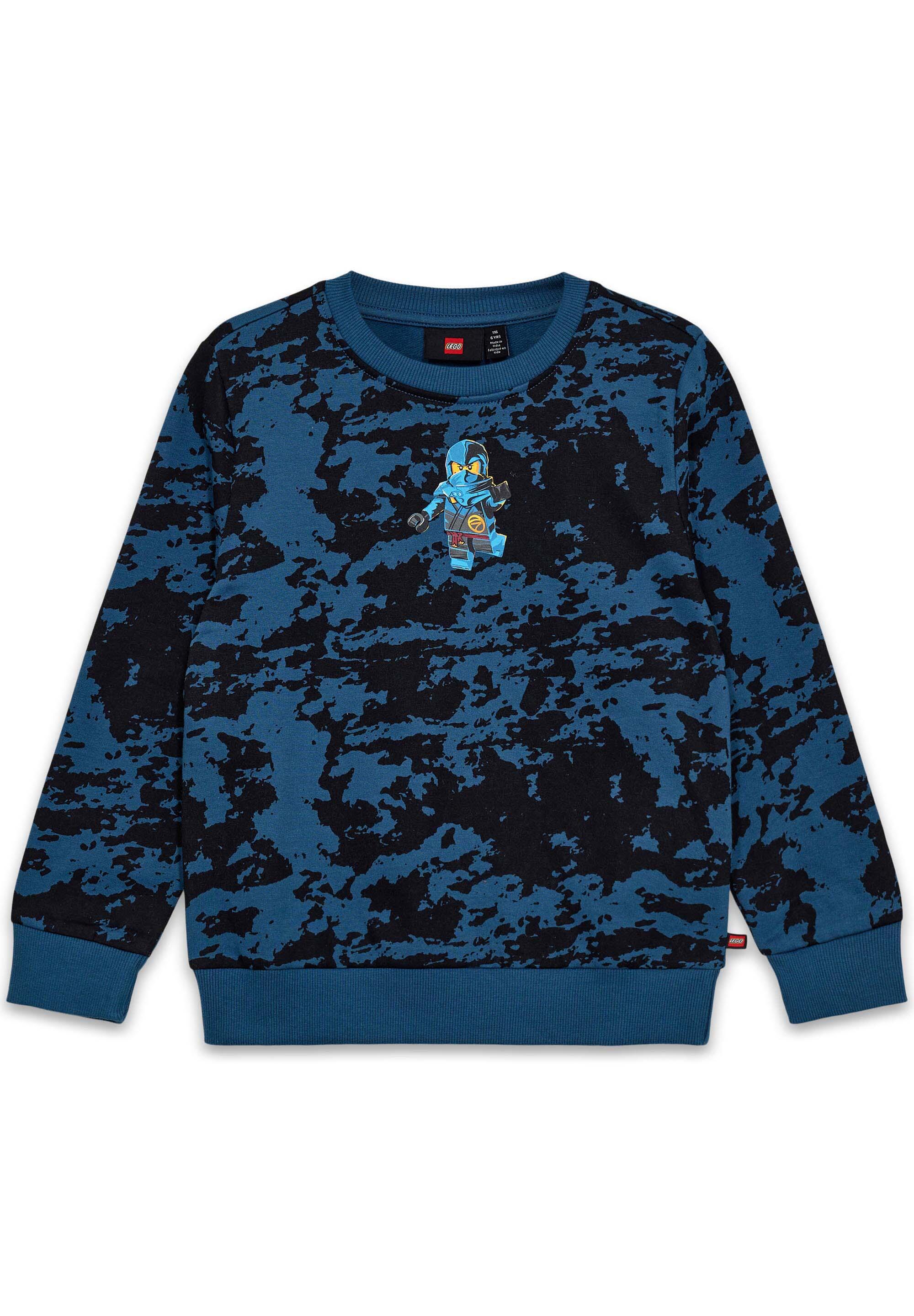 Bluza Dziecięca Bio Bawełna LEGO Ninjago Scout 603 Niebieska