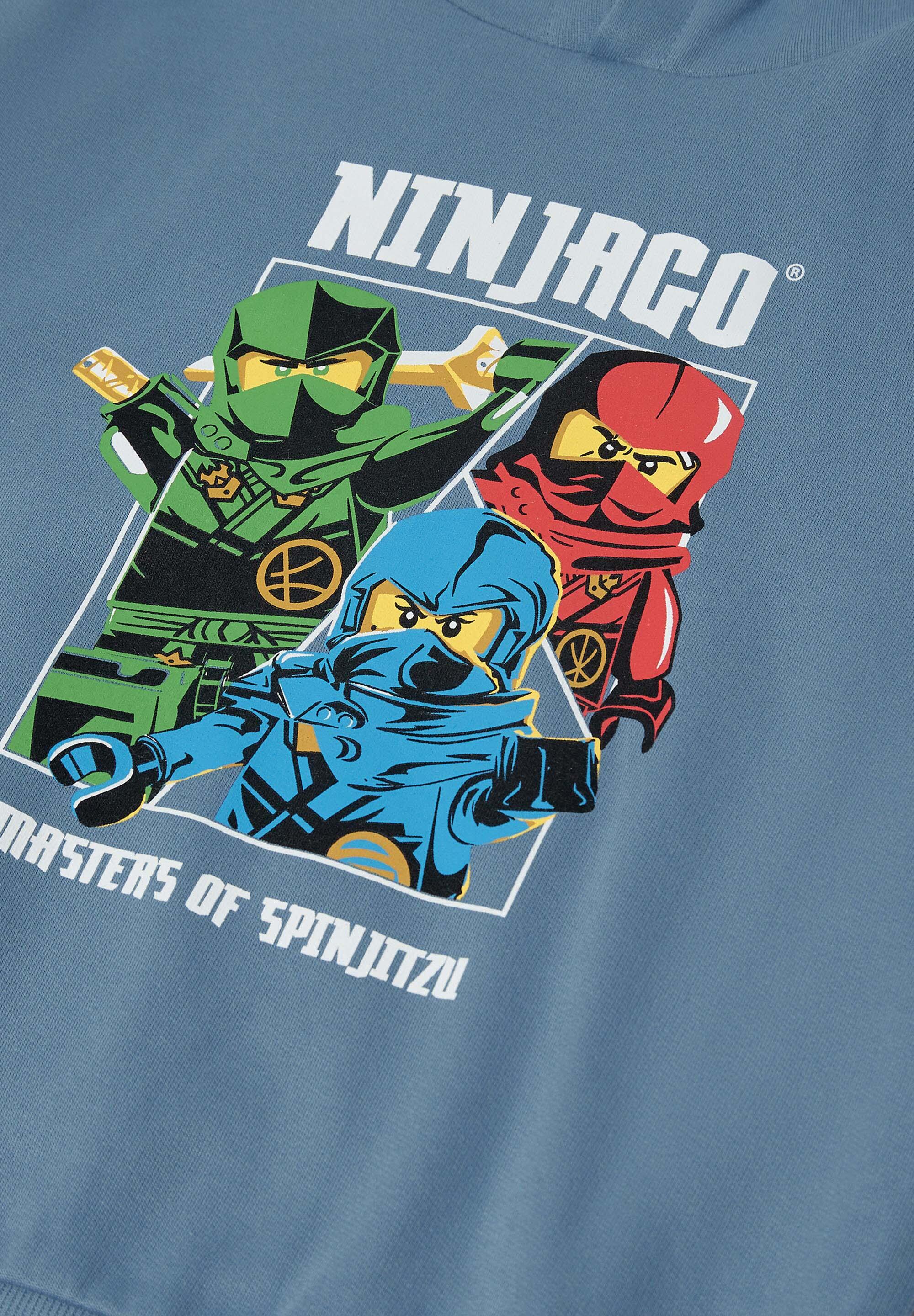 Bluza Dziecięca z Kapturem LEGO Ninjago Scout 600 Niebieska 3/4
