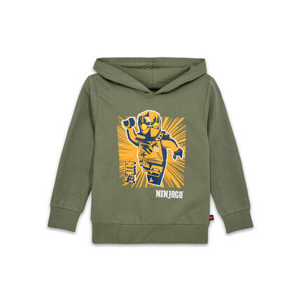 Bluza Dziecięca z Kaprutem Bio Bawełna LEGO Ninjago Scout 302 Zielona