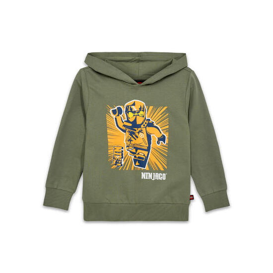 Bluza Dziecięca z Kaprutem Bio Bawełna LEGO Ninjago Scout 302 Zielona