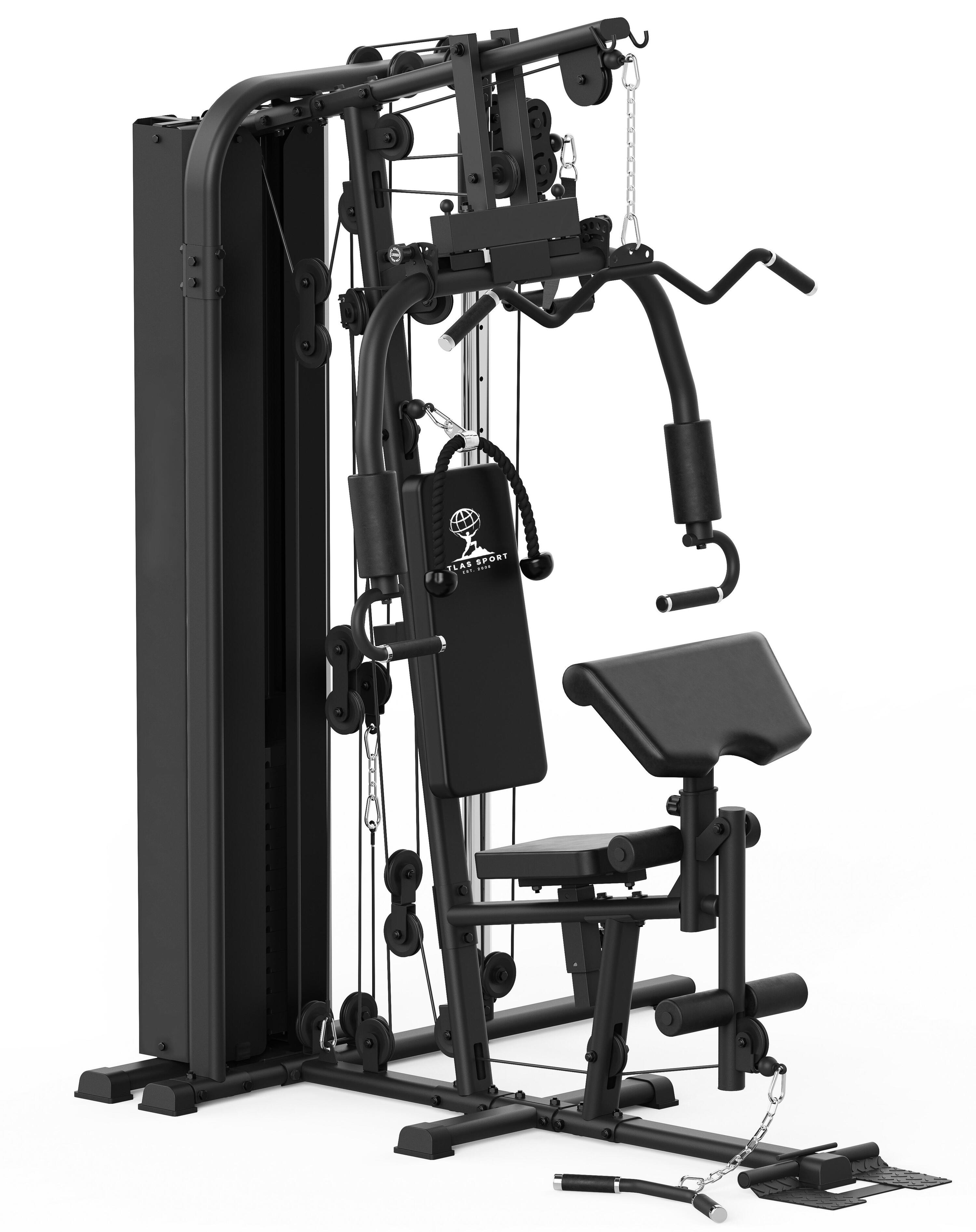 ATLAS SPORT DO ĆWICZEŃ 2 STANOWISKA STOS 82 kg 2x MODEL 204 3/5