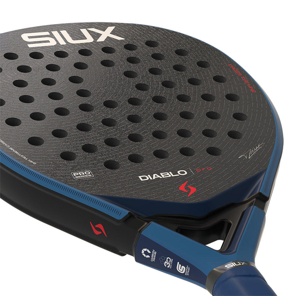 Siux - Racchetta da Paddle Diablo Pro 2026 Night Blue livello professionale 3/5