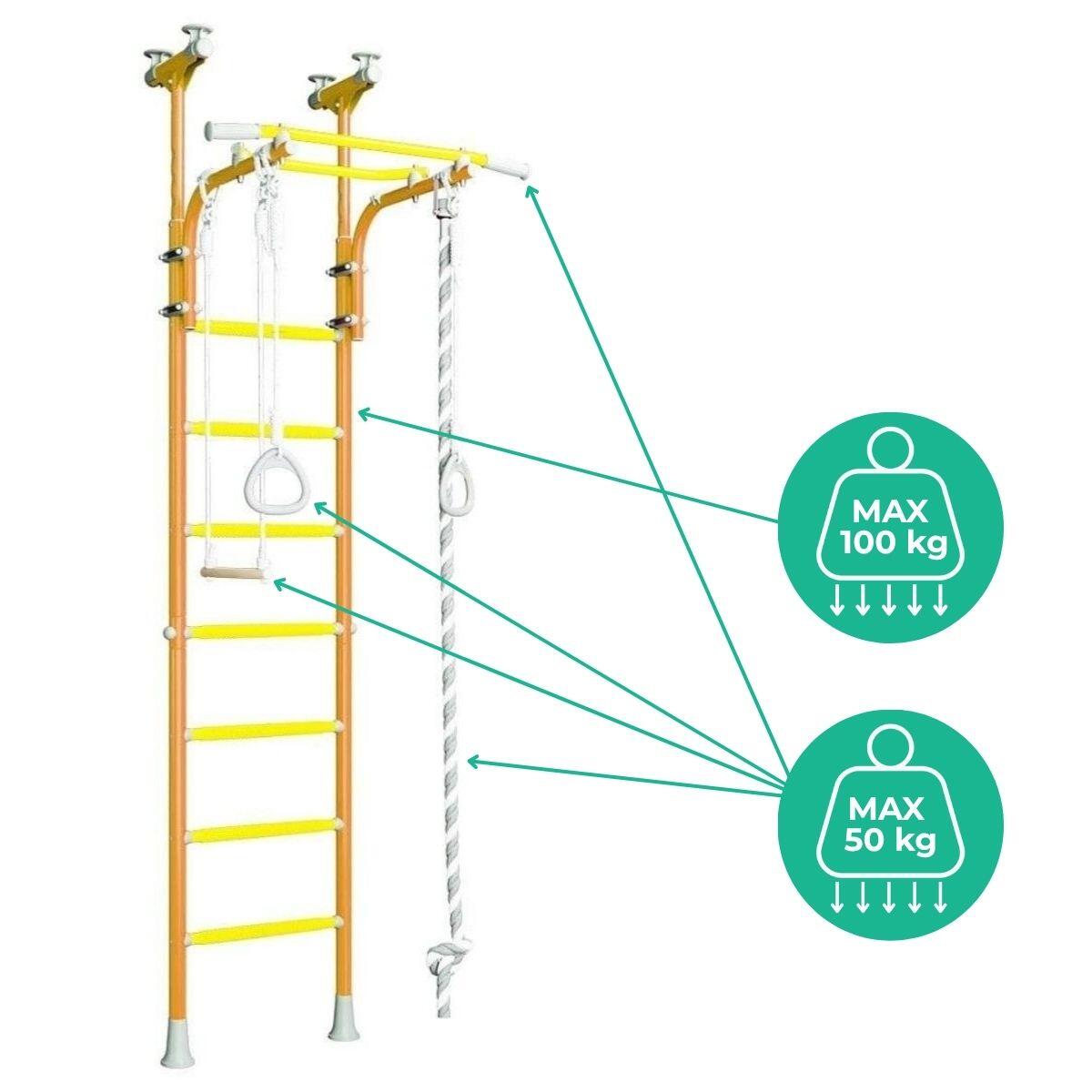 Espalier Kometa-5 avec barre de traction 5/7