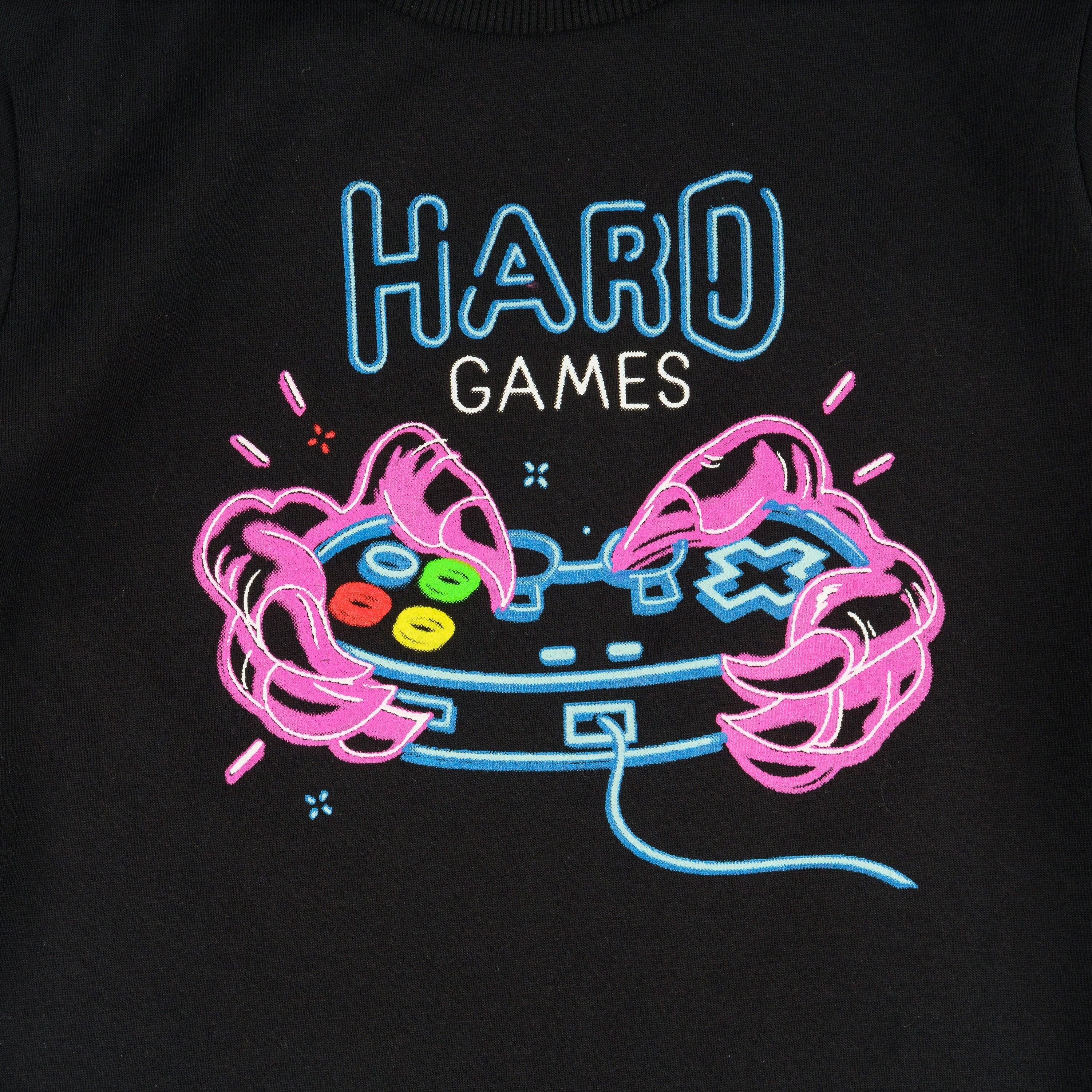 Camiseta manga larga de niño negro New Gamer 2/3