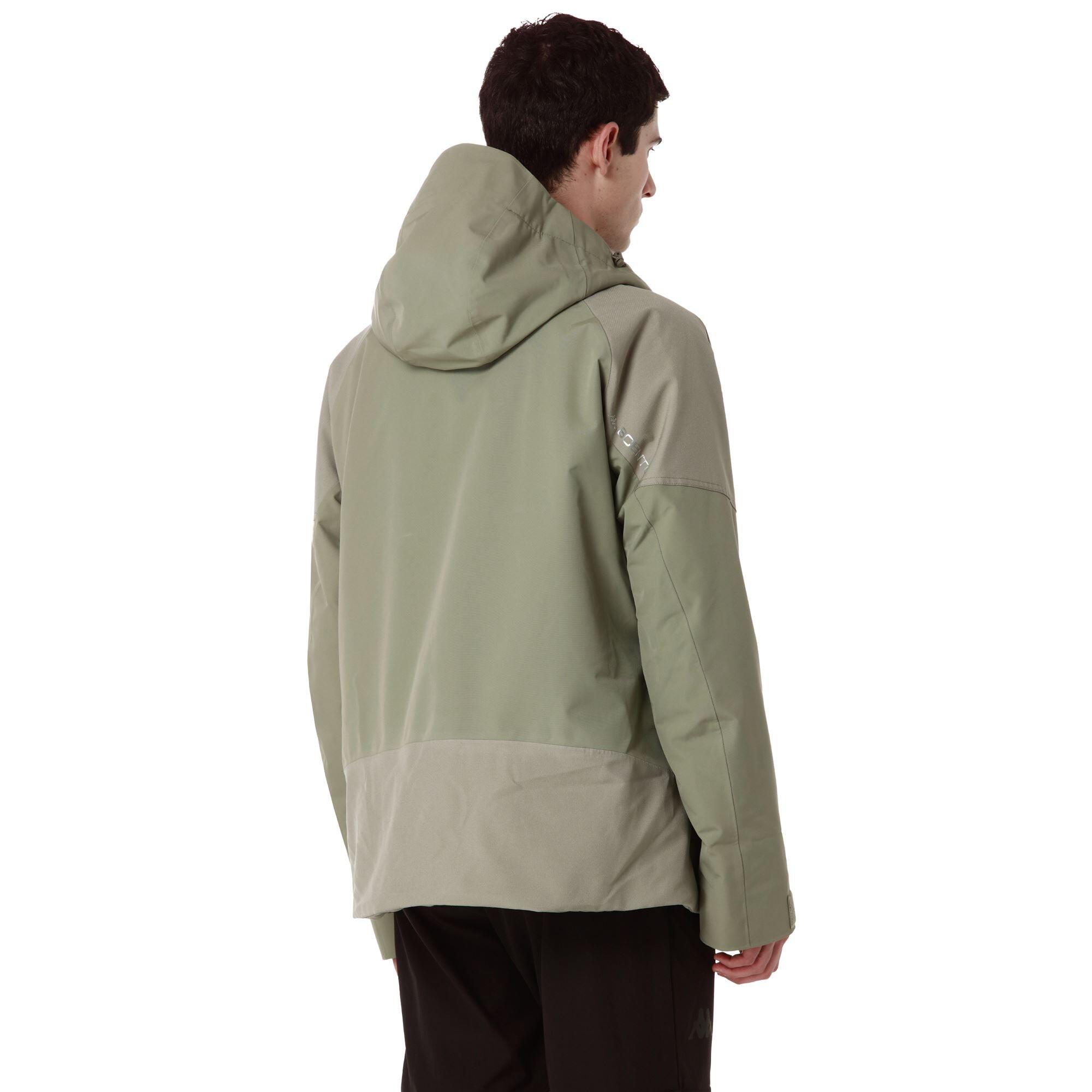 Giaccha da uomo in poliestere verde da sci 6/7