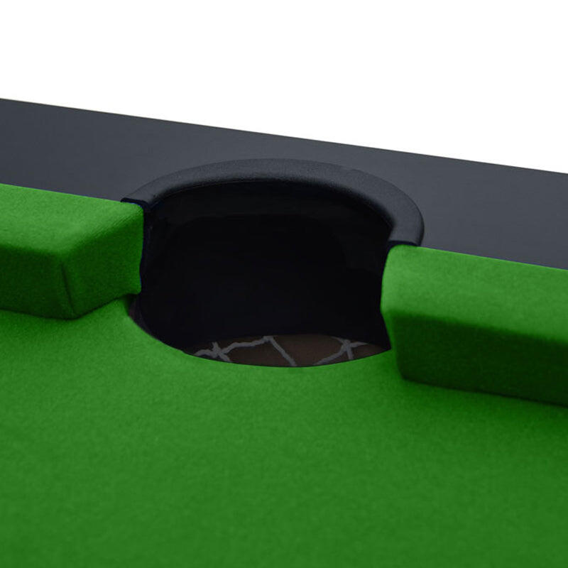 Table de Billard Eddie convertible noire tapis vert 5/7