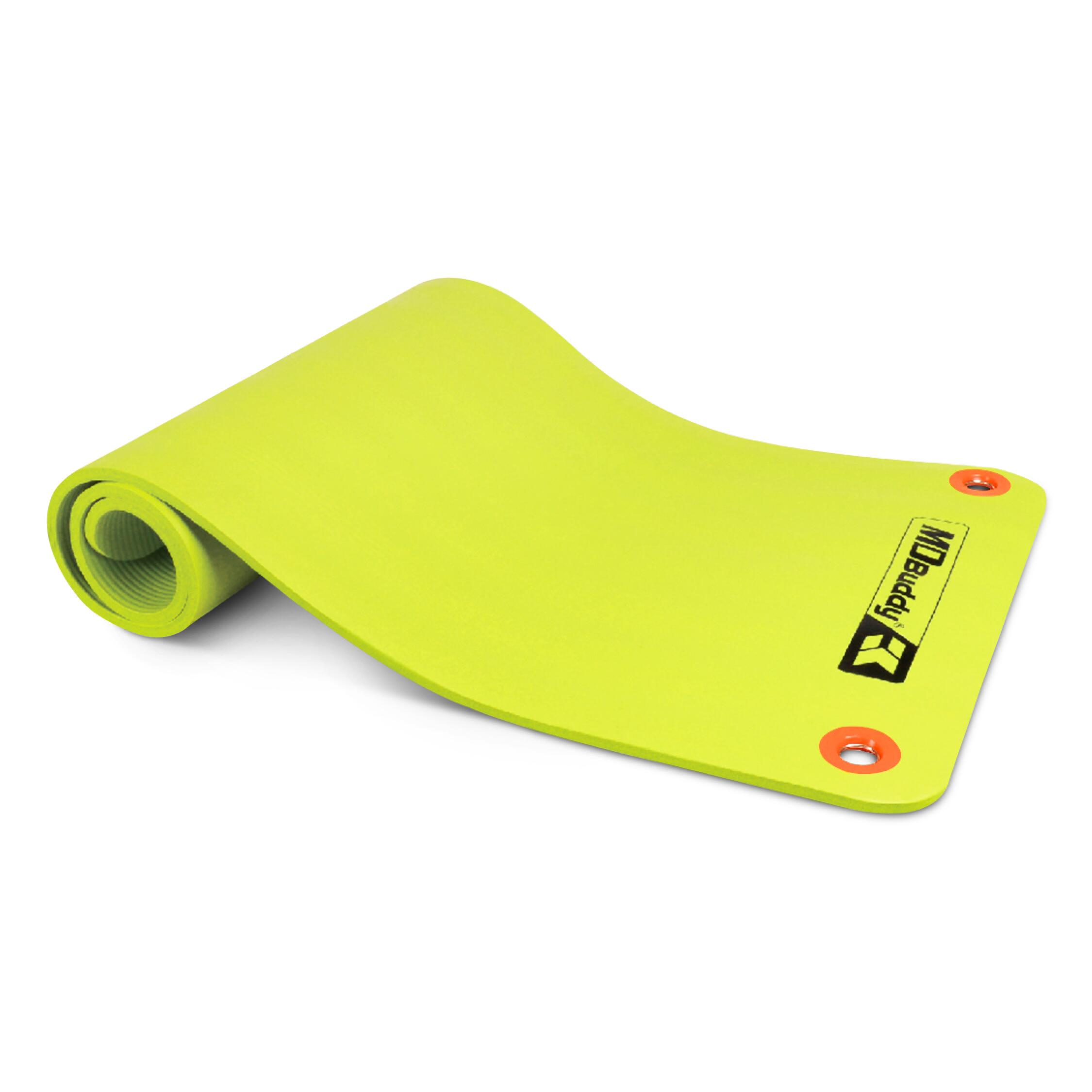 MDBuddy NBR Exercise Mat 180 x 60cm Green (MD9004-GREEN) - IRONTEC