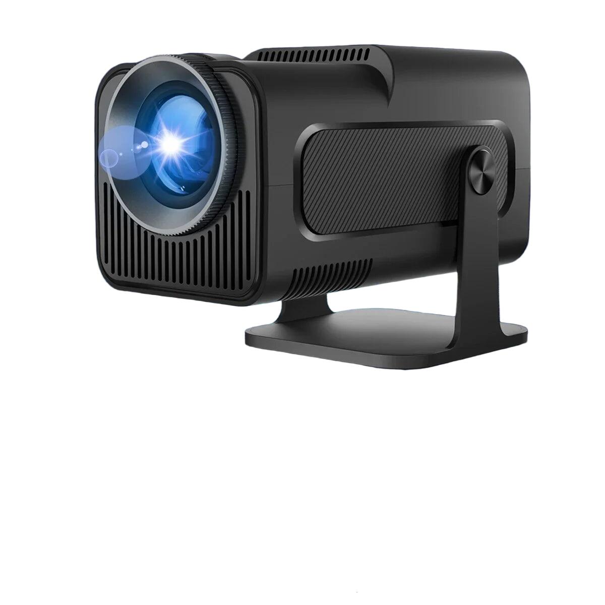 4K-Supported Portable Projector Black