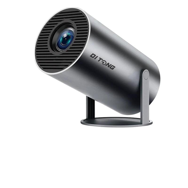 HD 4K-Supported Android LED Projector Black