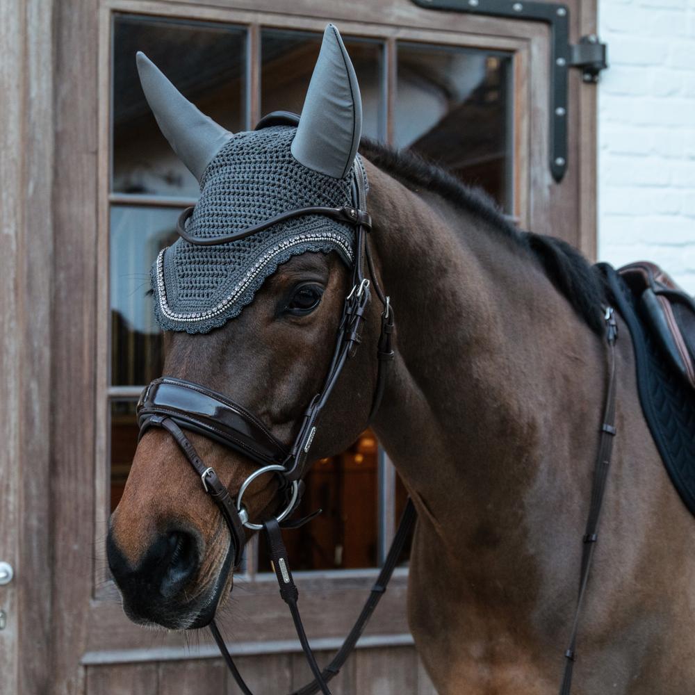 Fliegenhaube Wellington stone & pearl soundless grau 3/4