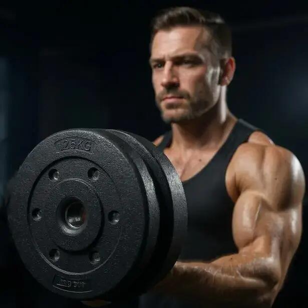 Talerz 1,25 kg do podnoszenia ciężarów Enero Fit 29,5 mm 5/6