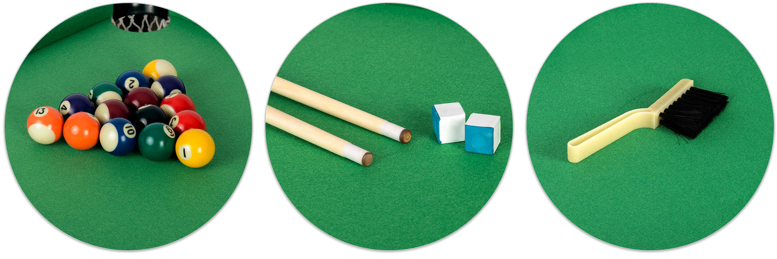 Billardtisch Pool Billard Spiel Billiardtisch Tisch mit Zubehör Neo-Sport 3/5