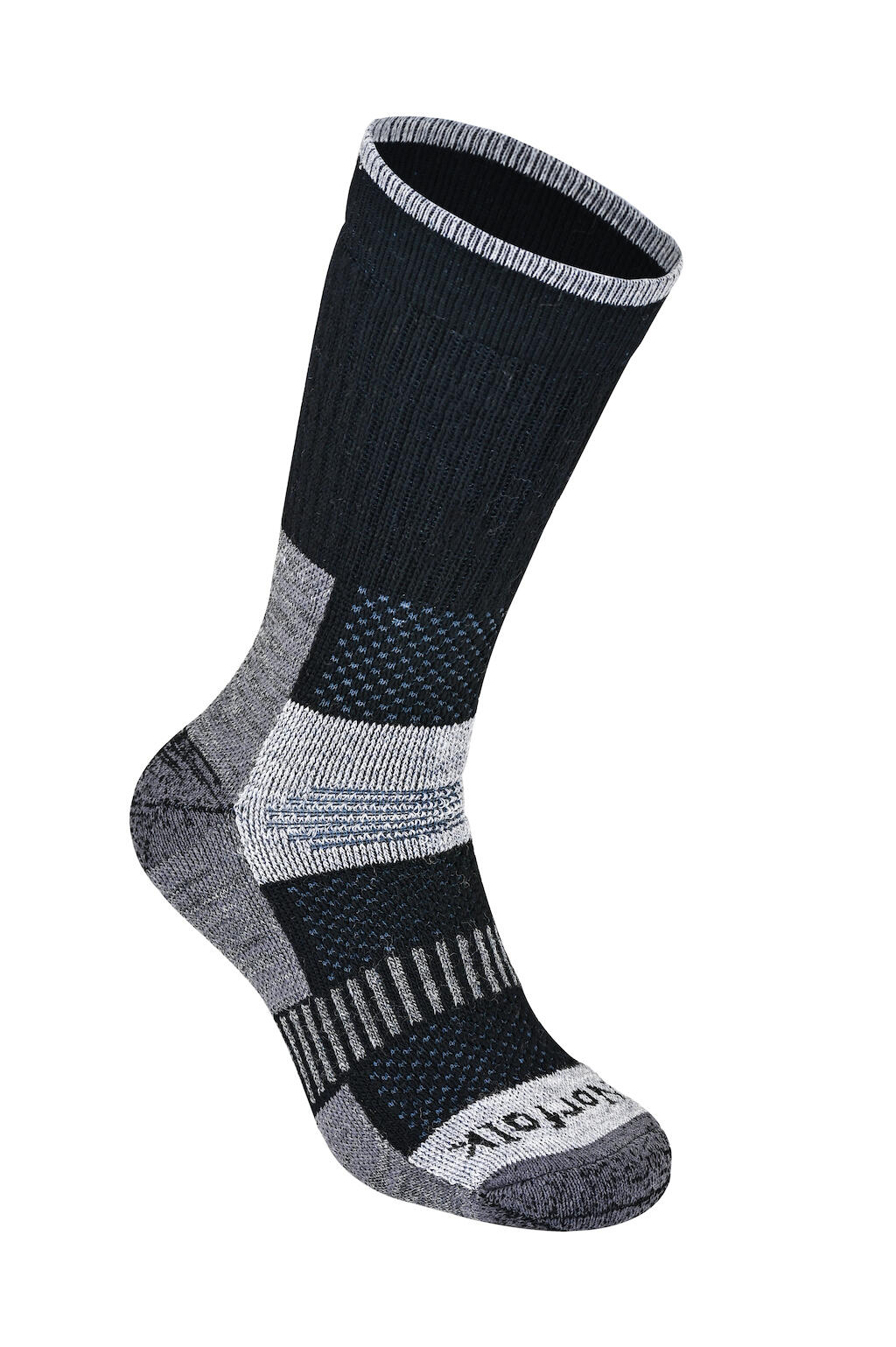 Meias trekking merino - Voyager - 43-46 - Black 3/6