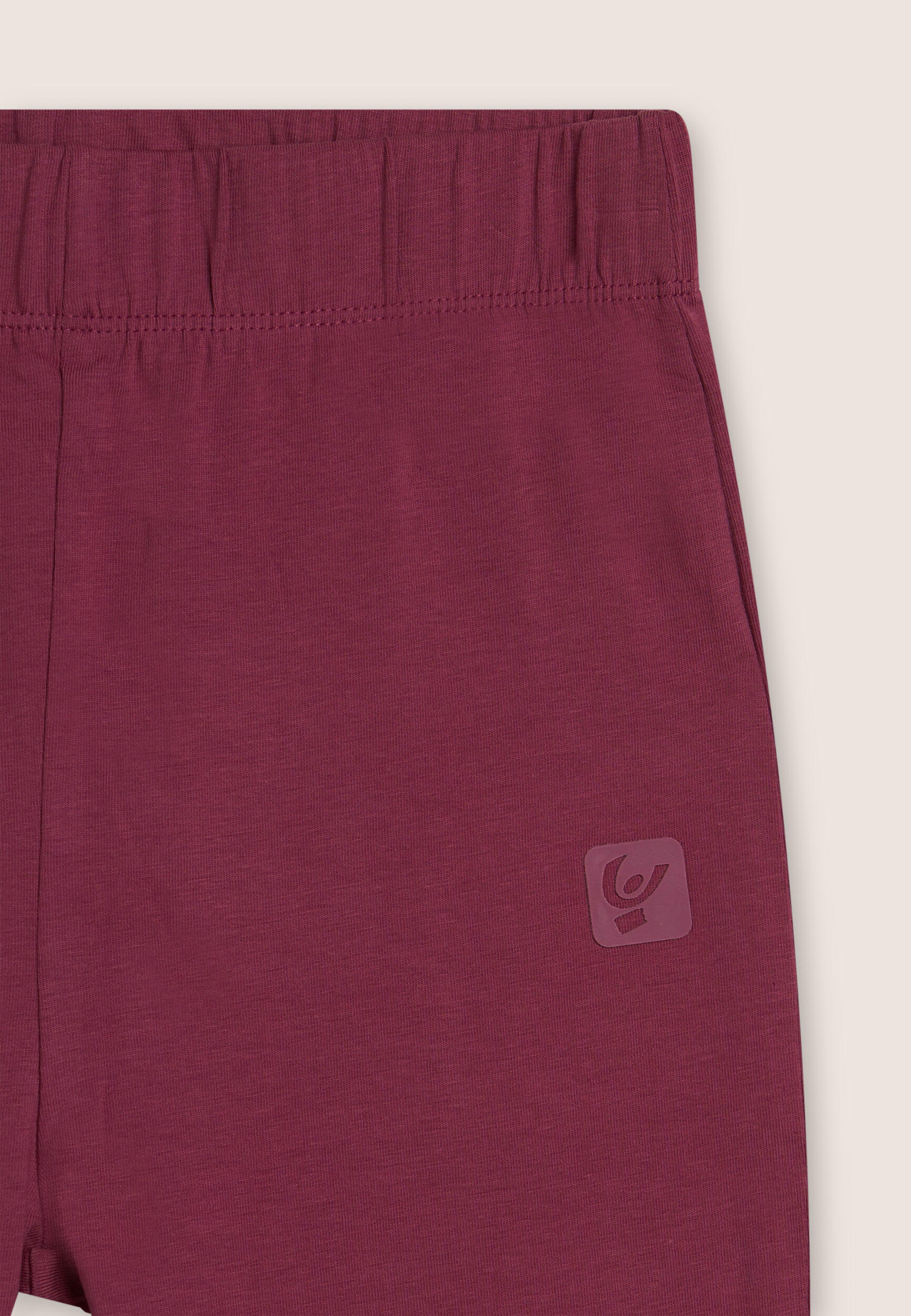 Leggings wide leg bambina con logo tono su tono 3/3