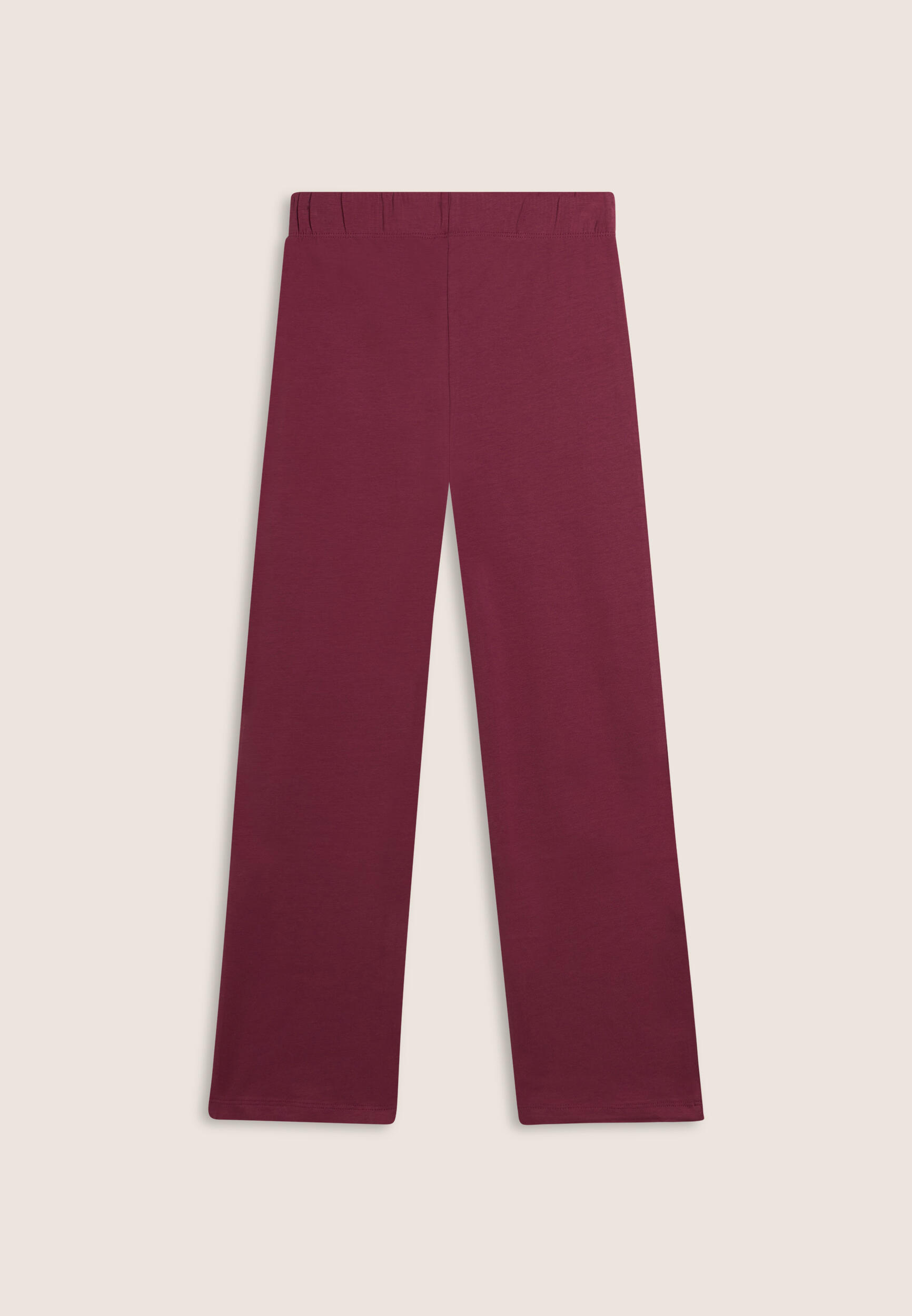Leggings wide leg bambina con logo tono su tono 2/3