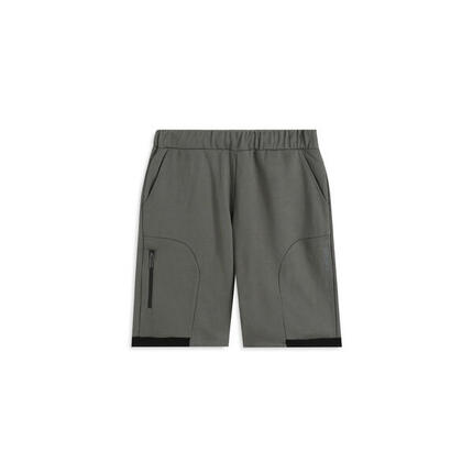 Pantalon court pour homme en coton avec empiècements contrastés