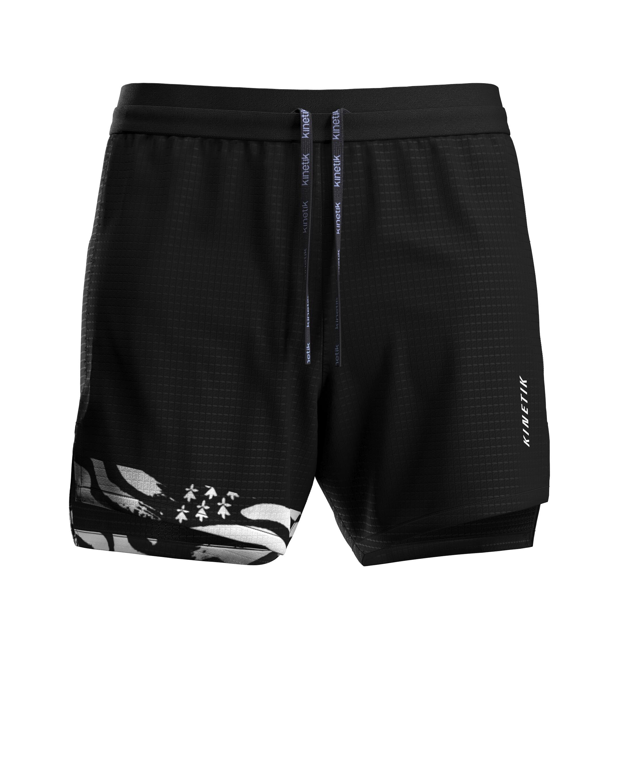 SHORT DE TRAIL RUNNING AEROK 5 BZH 3/7