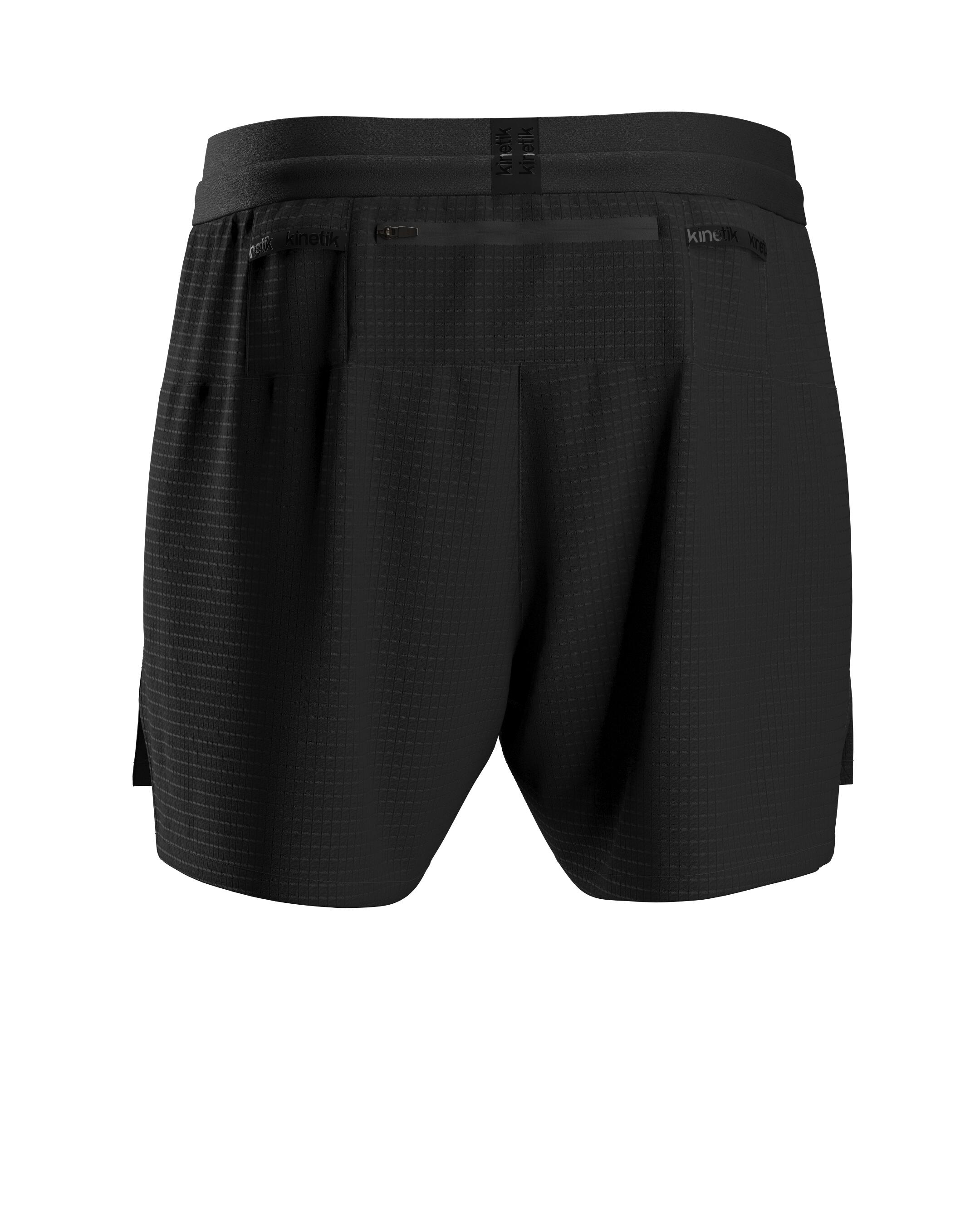 SHORT DE TRAIL RUNNING AEROK 6 BLACK BEAUTY 6/7