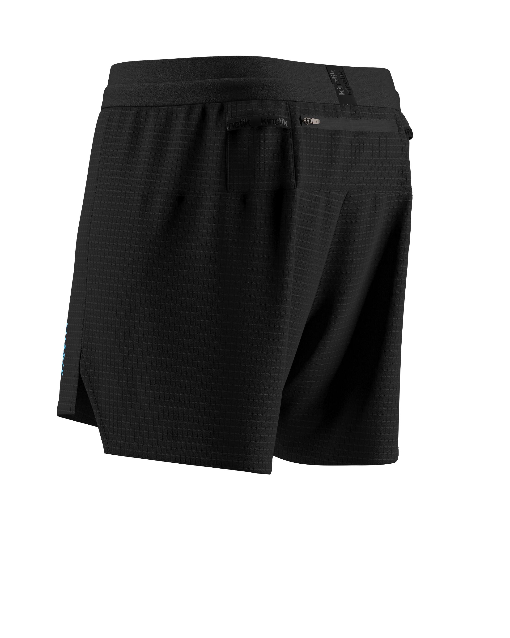SHORT DE TRAIL RUNNING AEROK 6 BLACK BEAUTY 5/7