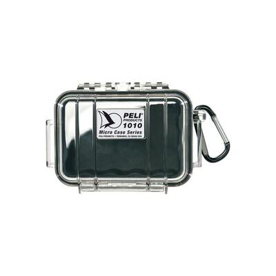 Peli micro case 1010 clear/black – compacte beschermkoffer voor waardevolle spul