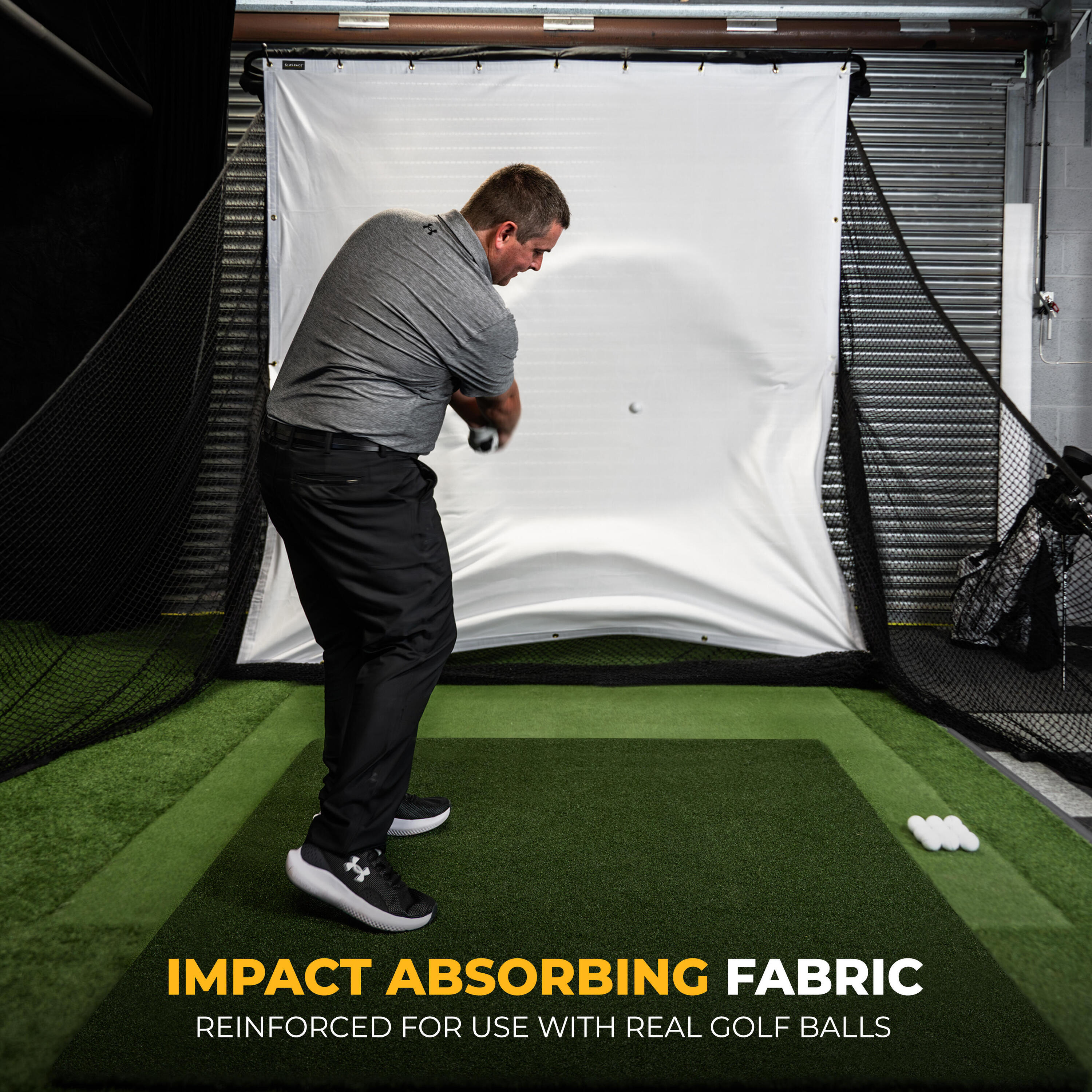 Écran d’impact pour filet de golf de luxe - 2,4 x 2,5 m 6/7