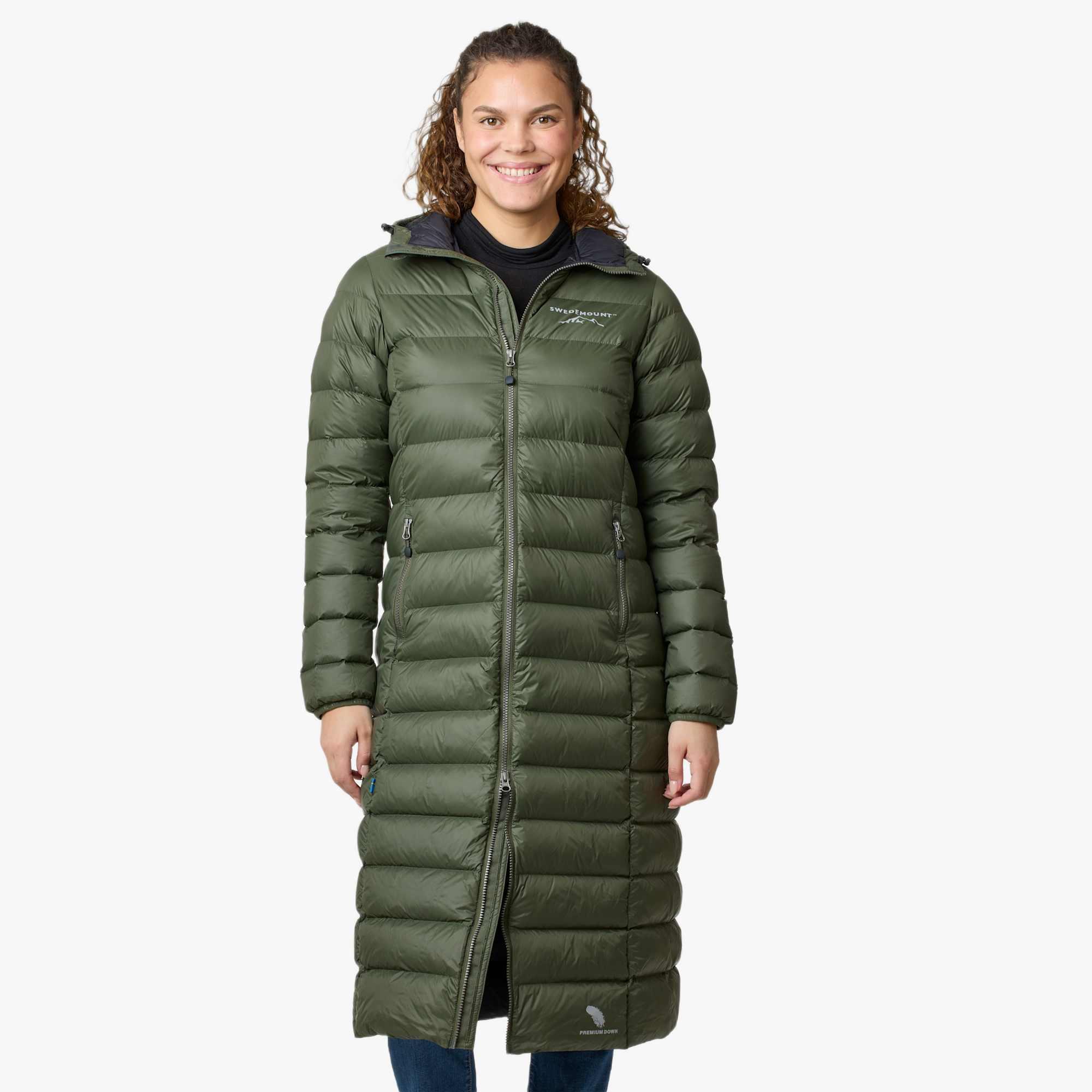 Giacca a vento da trekking donna idrorepellente antivento Östersund Long 3/8