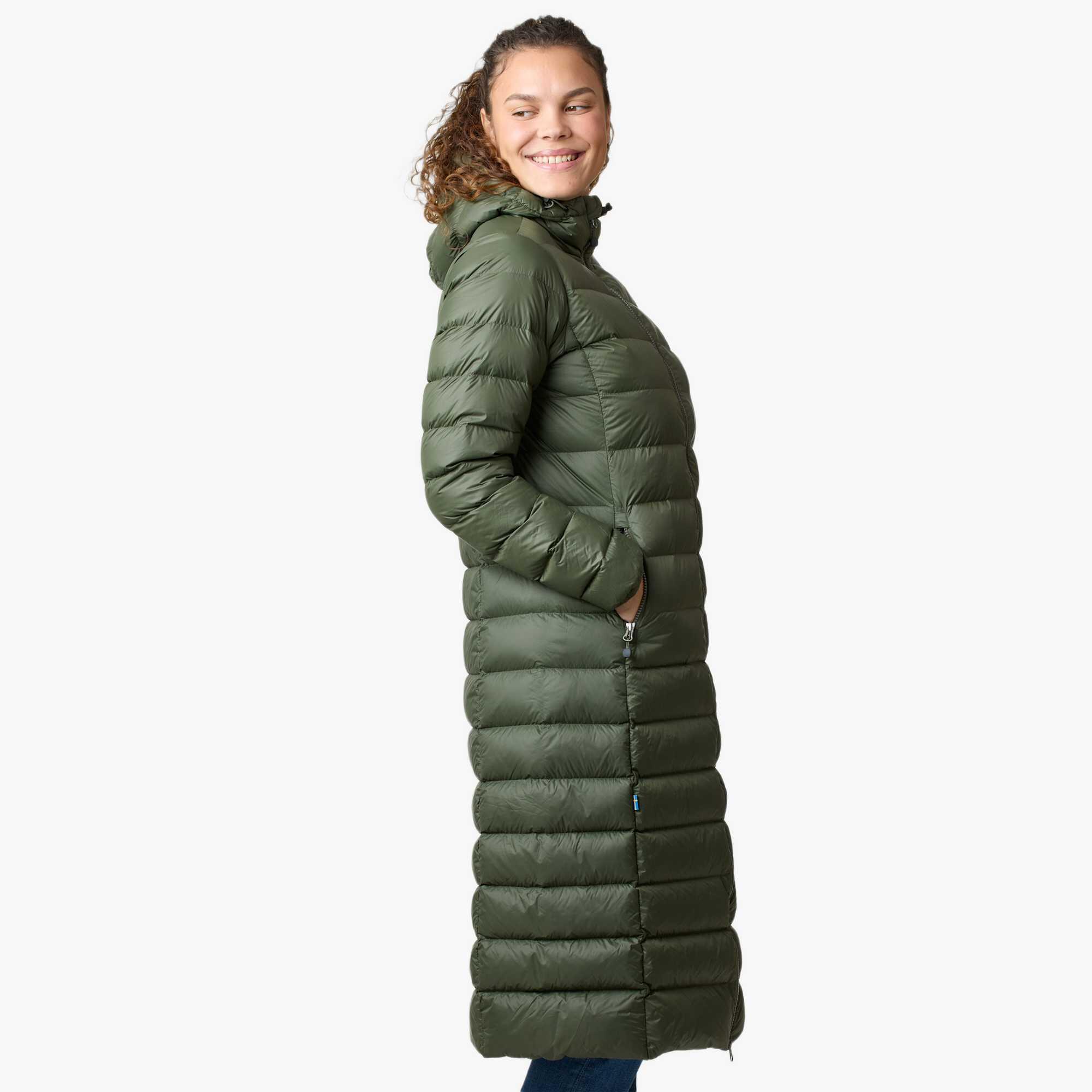 Giacca a vento da trekking donna idrorepellente antivento Östersund Long 4/8