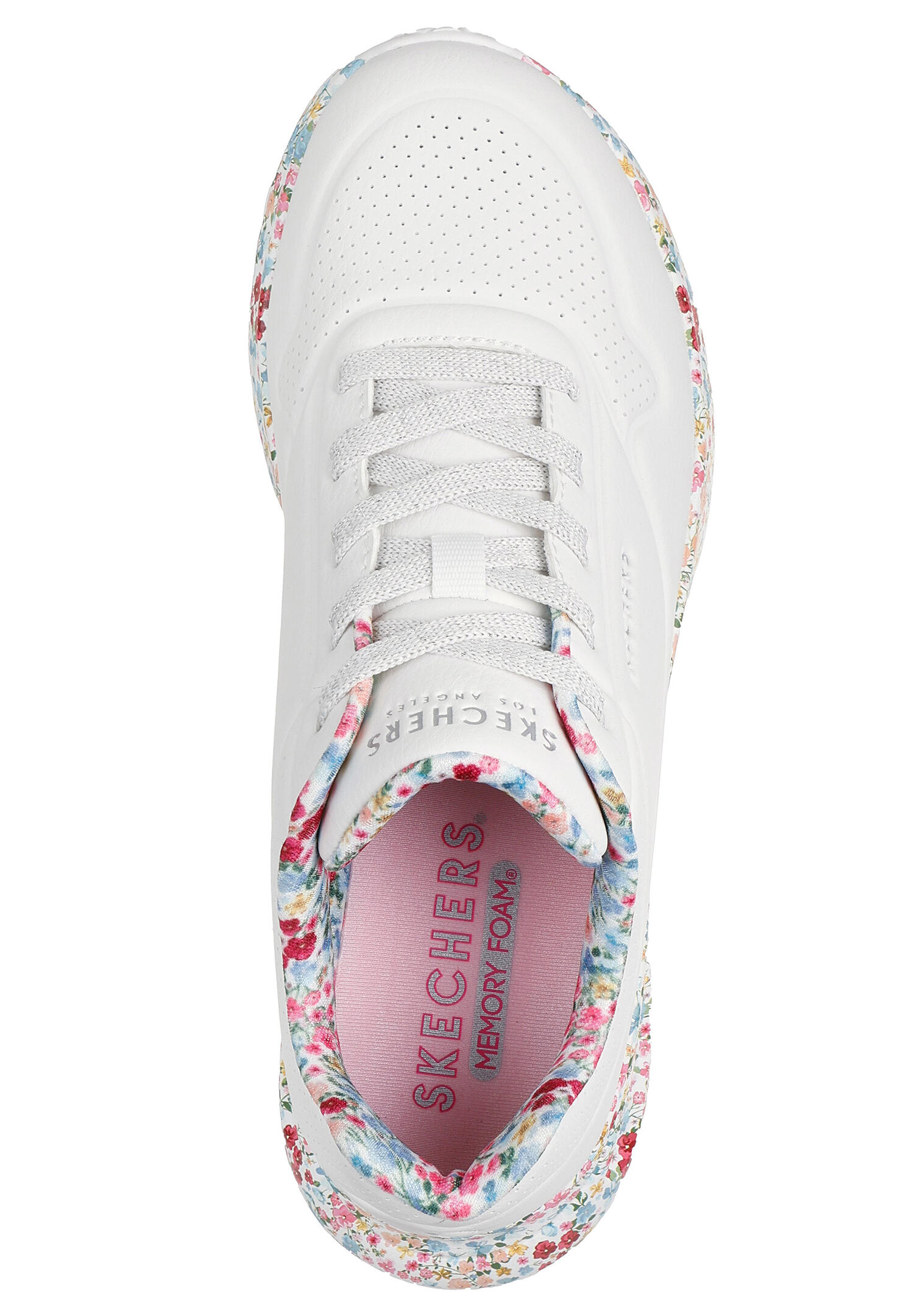 Skechers Damen UNO Lite Subtle Prints Sneaker 177293 WMLT White Multi 3/7