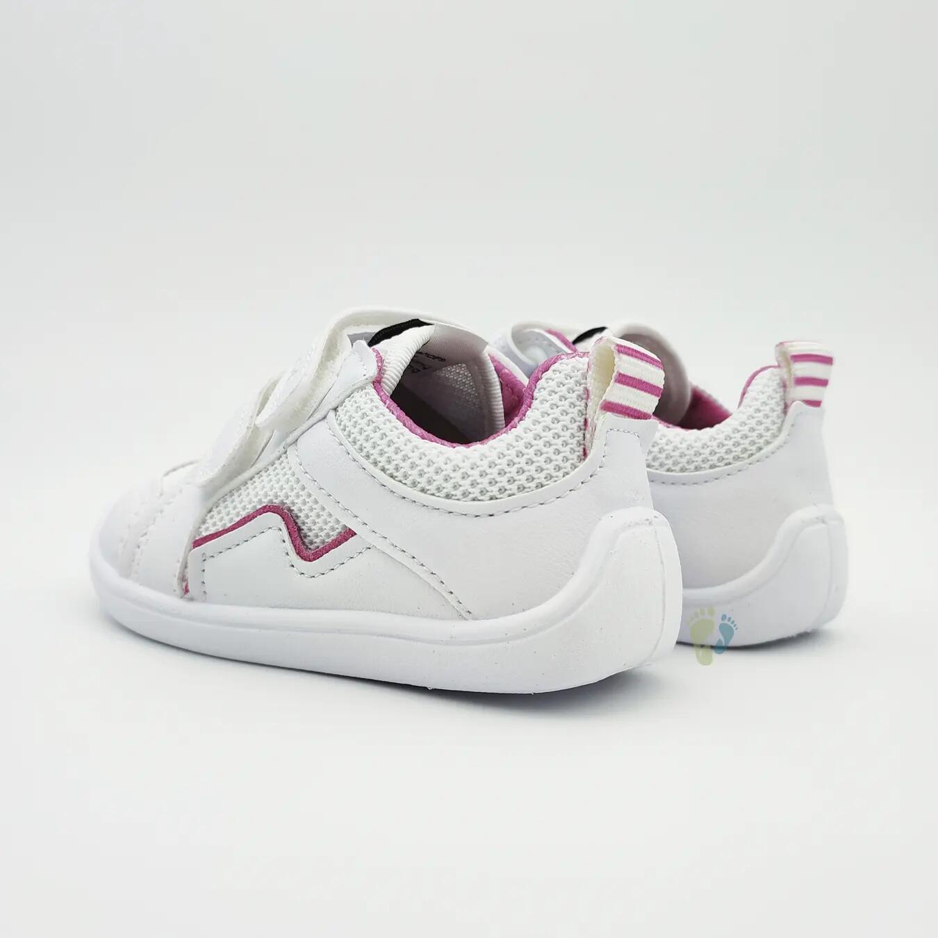 Bar3foot Sapatilhas Kansas Branco Rosa - Tamanho 27 3/5
