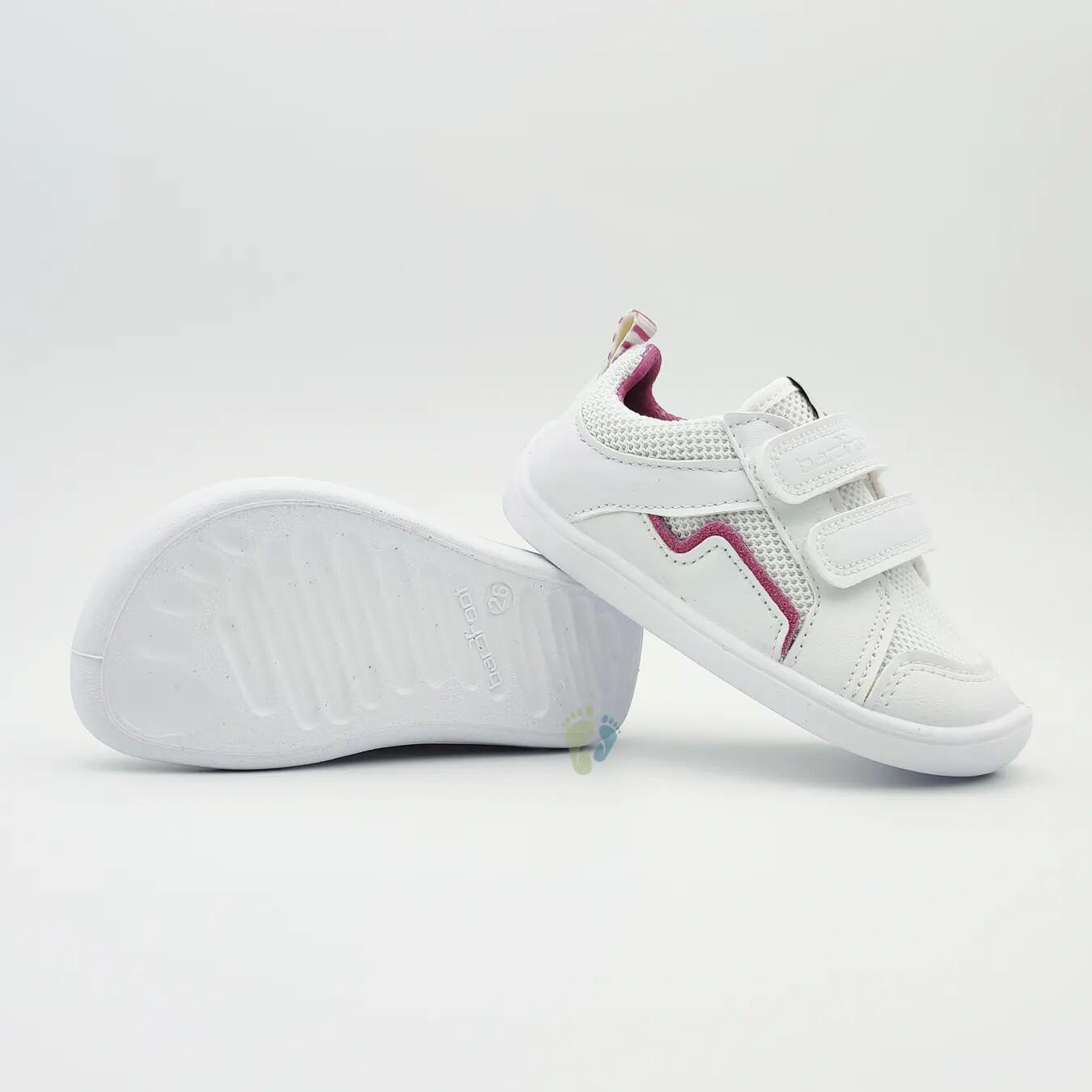 Bar3foot Sapatilhas Kansas Branco Rosa - Tamanho 27 2/5