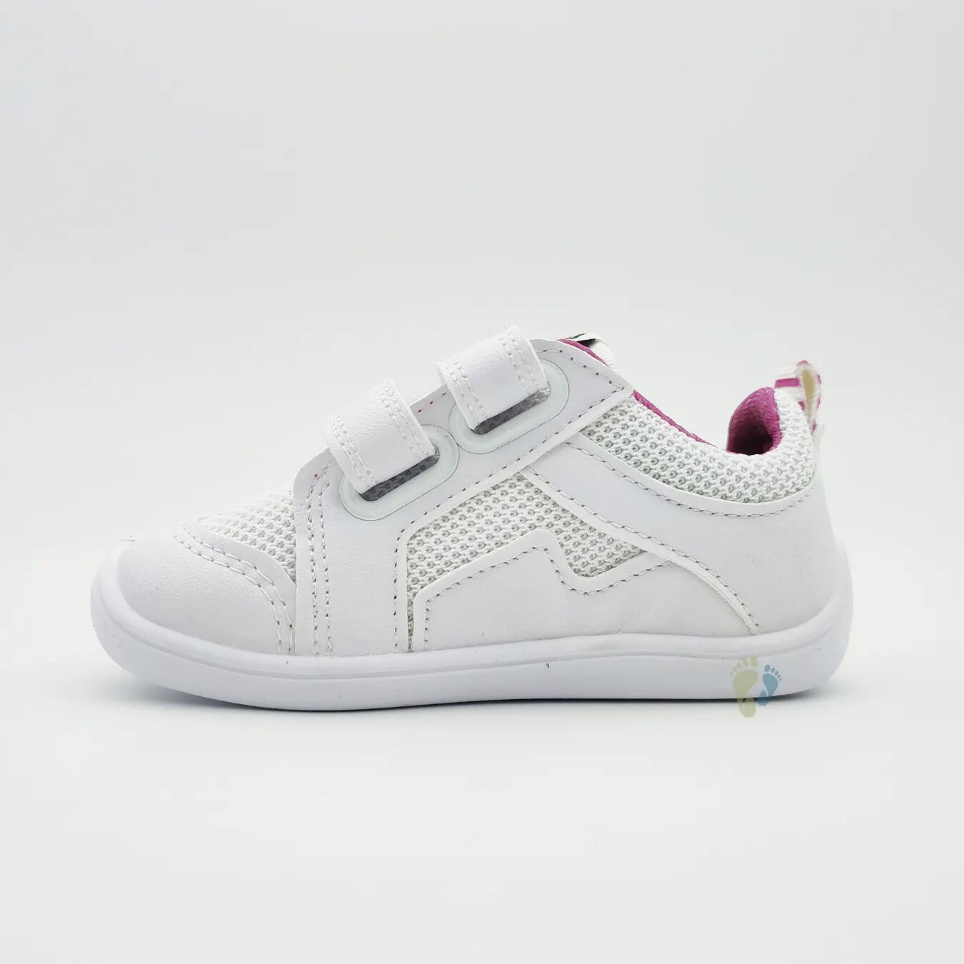 Bar3foot Sapatilhas Kansas Branco Rosa - Tamanho 27 4/5