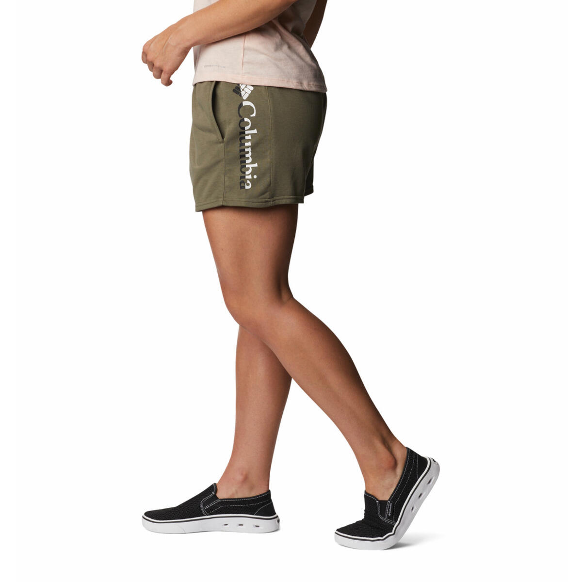 Pantaloncini da donna Columbia Logo II French Terry 3/5