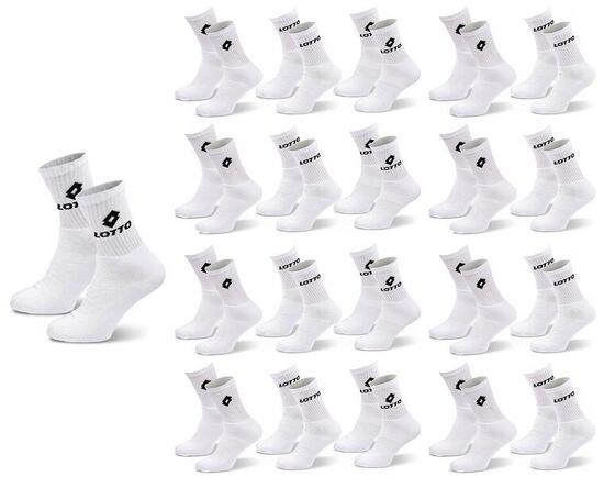 Chaussettes SPORT LOTTO CREW - Pack de 20 Paires + 1 GRATUIT