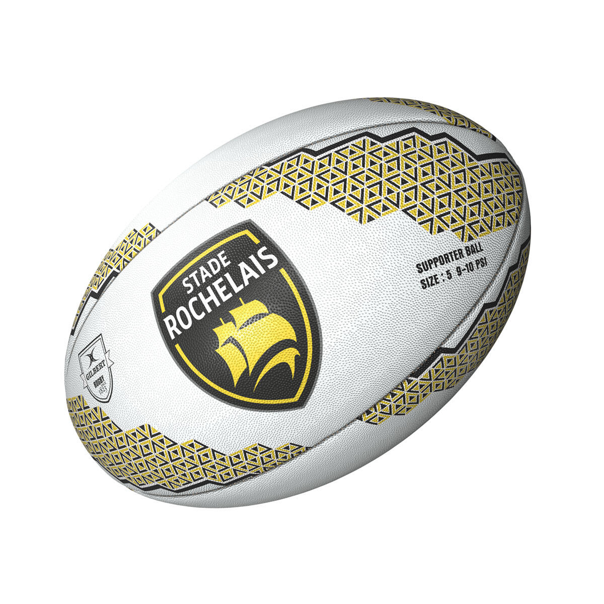 Ballon de rugby La Rochelle Supporter Gilbert Stade Rochelais 3/4