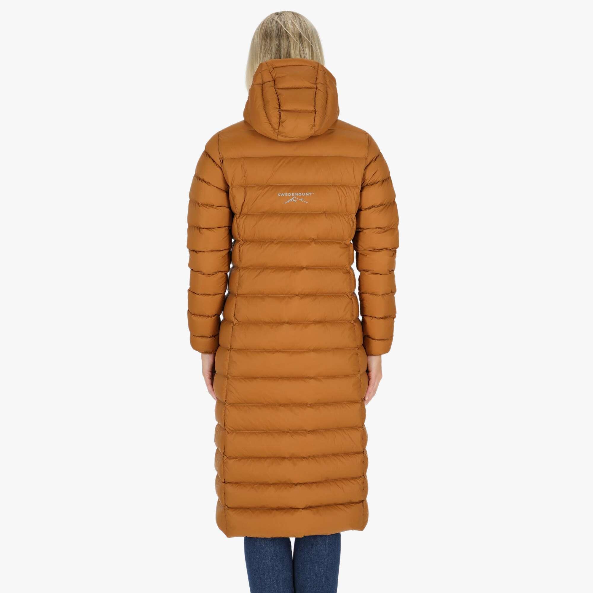 Doudoune randonnée femme coupe-vent respirante Östersund Long Coat 2/8