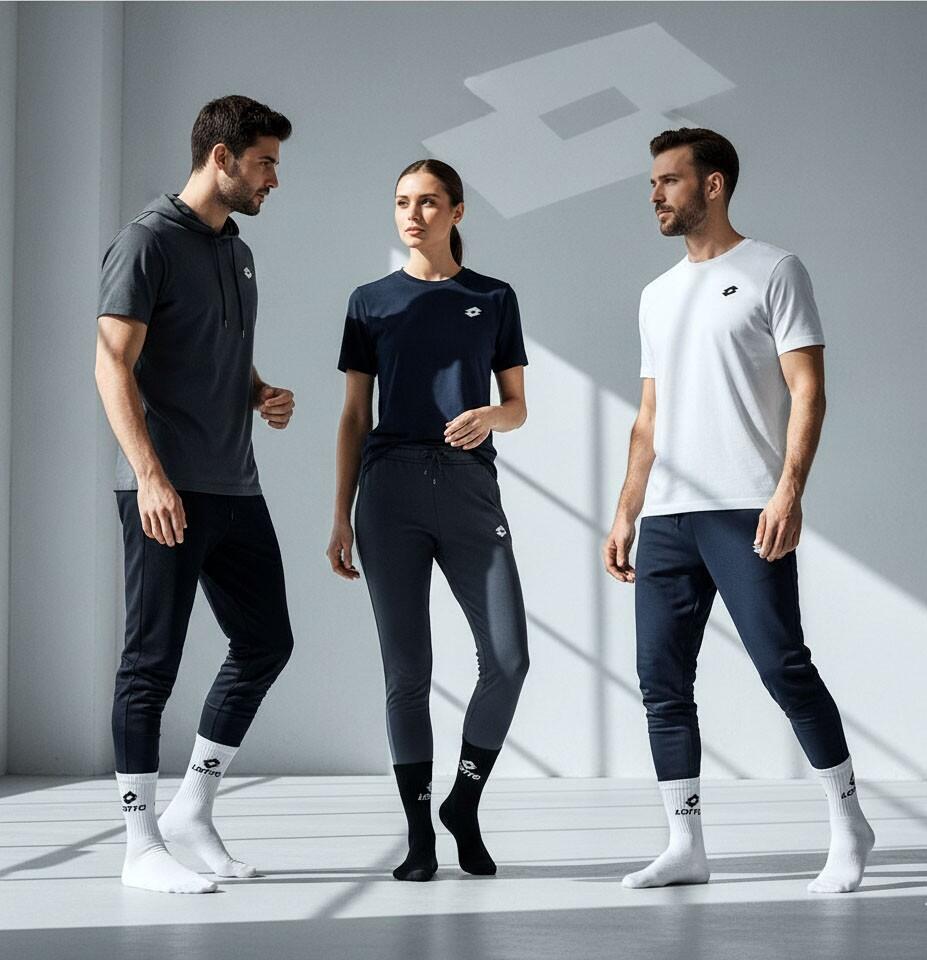 Calcetines SPORT LOTTO CREW - Pack de 9 pares 2/6