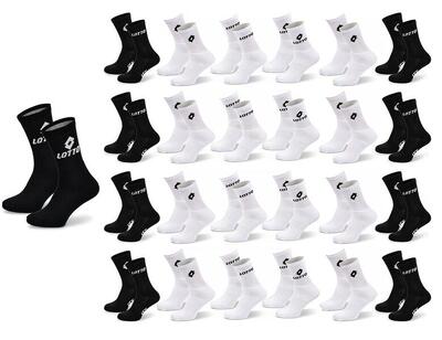 Sport lotto crew sokken - pakket van 20 paar + 1 gratis