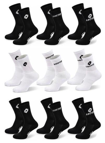 Chaussettes SPORT LOTTO CREW - Pack de 9 Paires