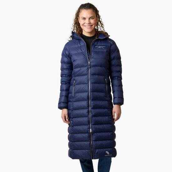 Doudoune randonnée femme déperlante coupe-vent respirante Östersund Long