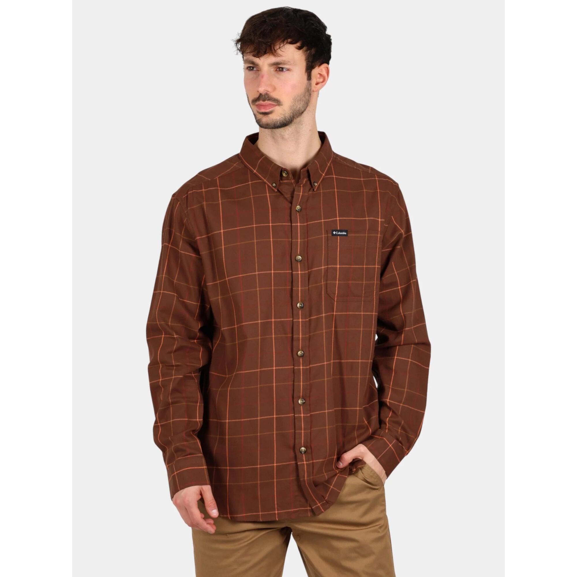 Columbia - Chemise Homme Rapid Rivers Ii - Chemise Manches Longues - Marron - Decathlon